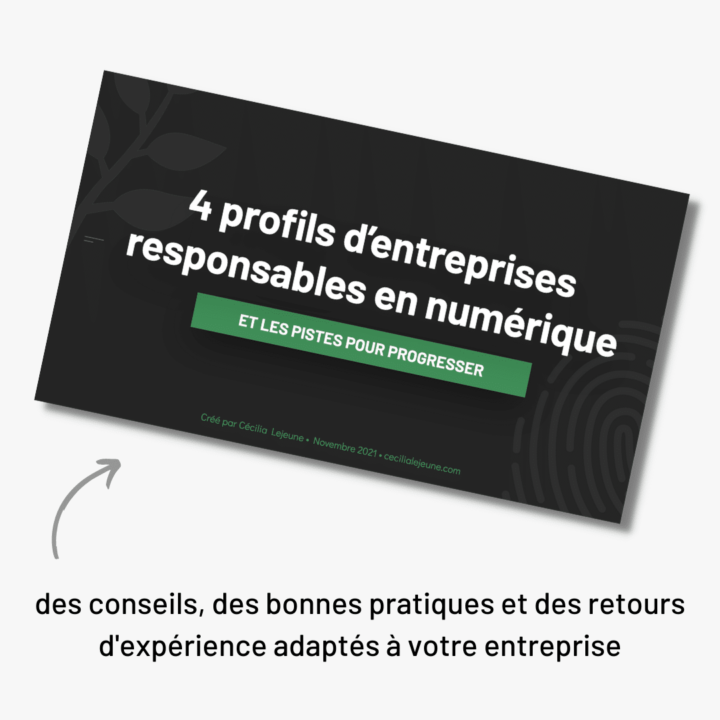 Evaluation maturité numérique responsable