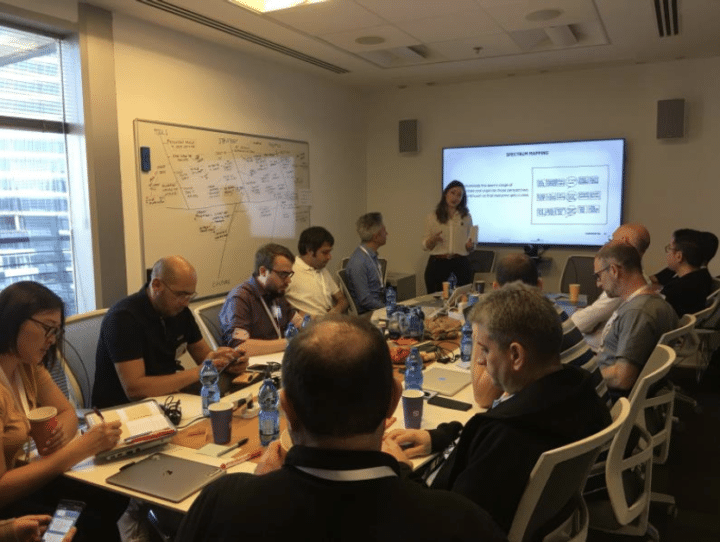 Picture of the workshop - sensibilisation cybersecurity design thinking